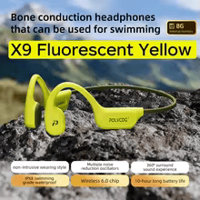 POLVCDG X9 Bone Conduction Earphones 32G IPX8 Waterproof