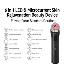 Medicube Age-R Booster Pro 6-in-1 LED Beauty Device, EMS Microcurrent & Vibration Face
