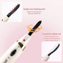 Heated Eyelash Curler for Women Mini Electric Eye Lash Curler Gift For Mother's Day