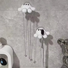 Wall-mounted brush holder, cute toothbrush rack with suction cups,