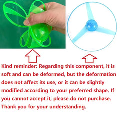 1PCS Luminous Flying Disc Propeller Toys LED Lighting Pull