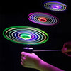 1PCS Luminous Flying Disc Propeller Toys LED Lighting Pull