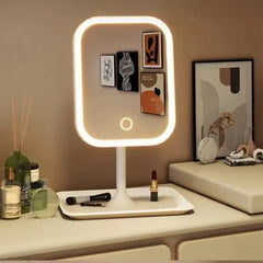 Unique Designer Vanity Mirror Three ColorsLED Light Makeup Mirror Touch