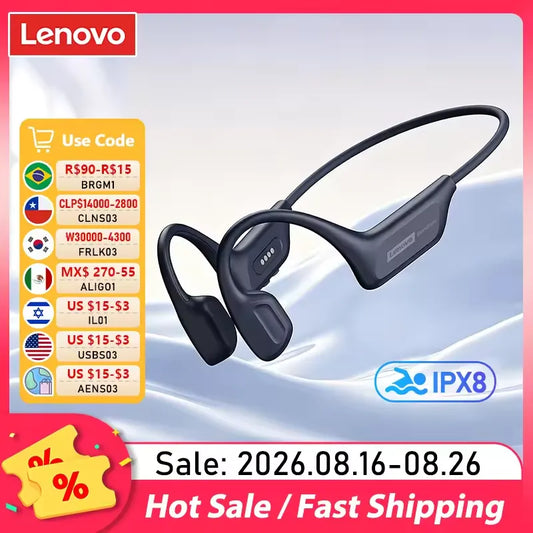 Lenovo S106 IPX8 Waterproof Bone Conduction Earphone
